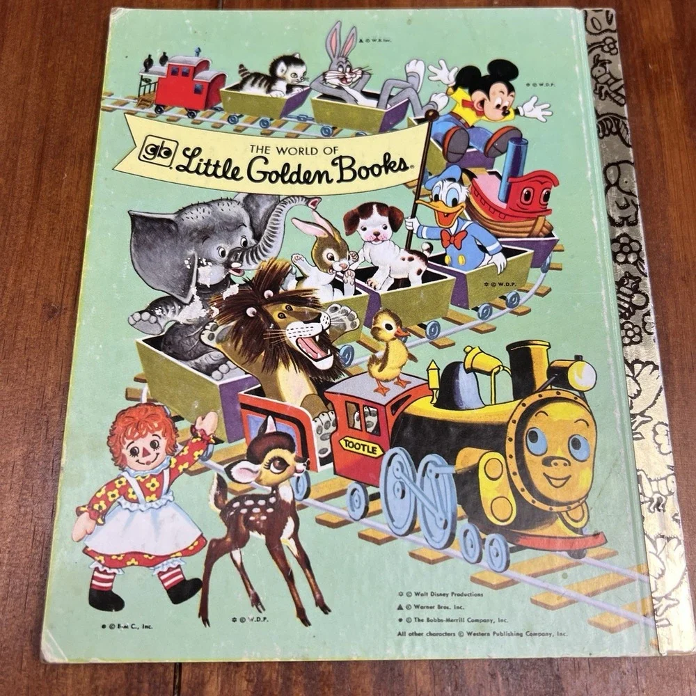 Vintage Little Golden Book The Waltons and the Birthday Present 1970s TV Tie-In